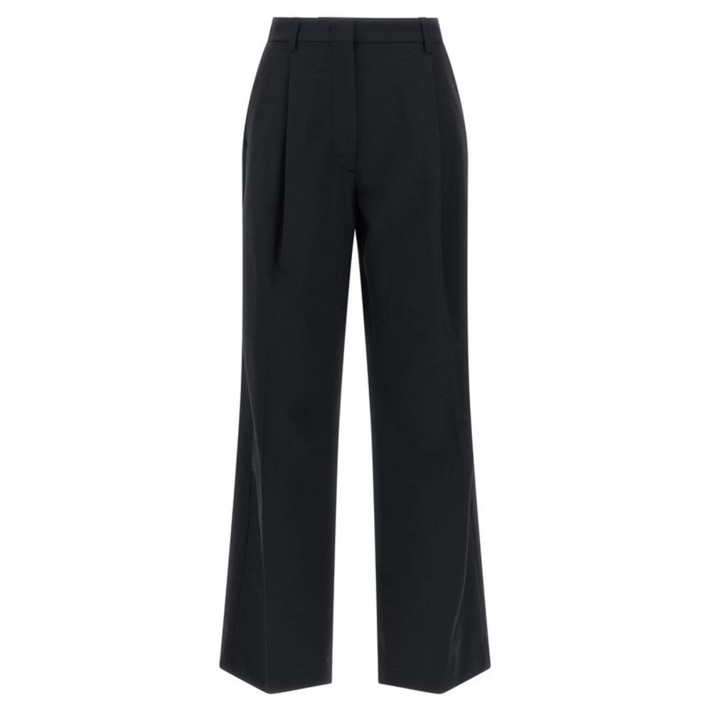 THELATEST Blue Polyester Casual Women's Pants